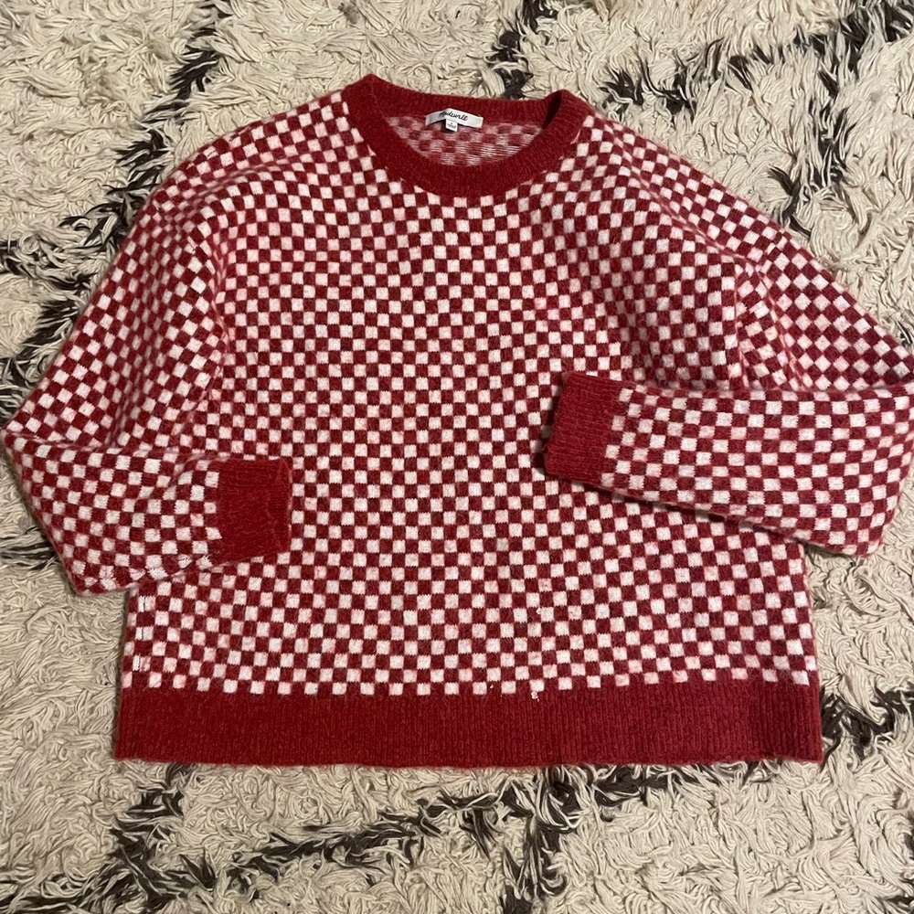 Madewell Checkered Sweater